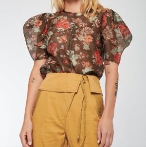 Ulla Johnson Lise Top Fern Size 4